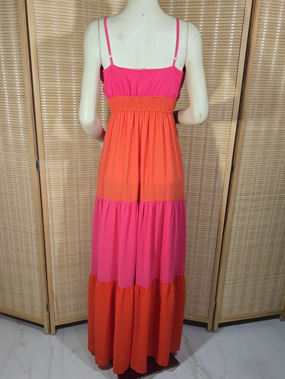 Colorblock Maxi Dress - Picture 8 of 10